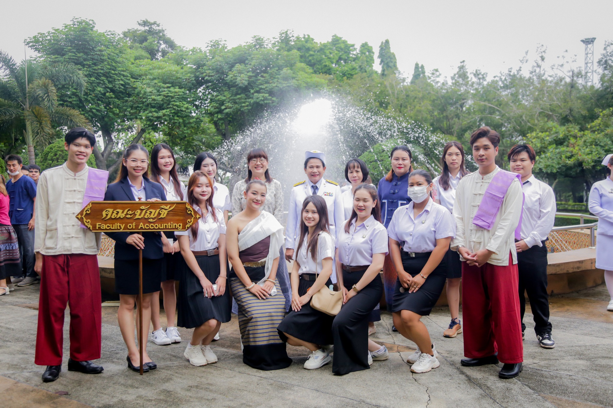 คณะบัญชี ร่วมพิธีตานหาแม่ฟ้าหลวง ประจำปี 2568